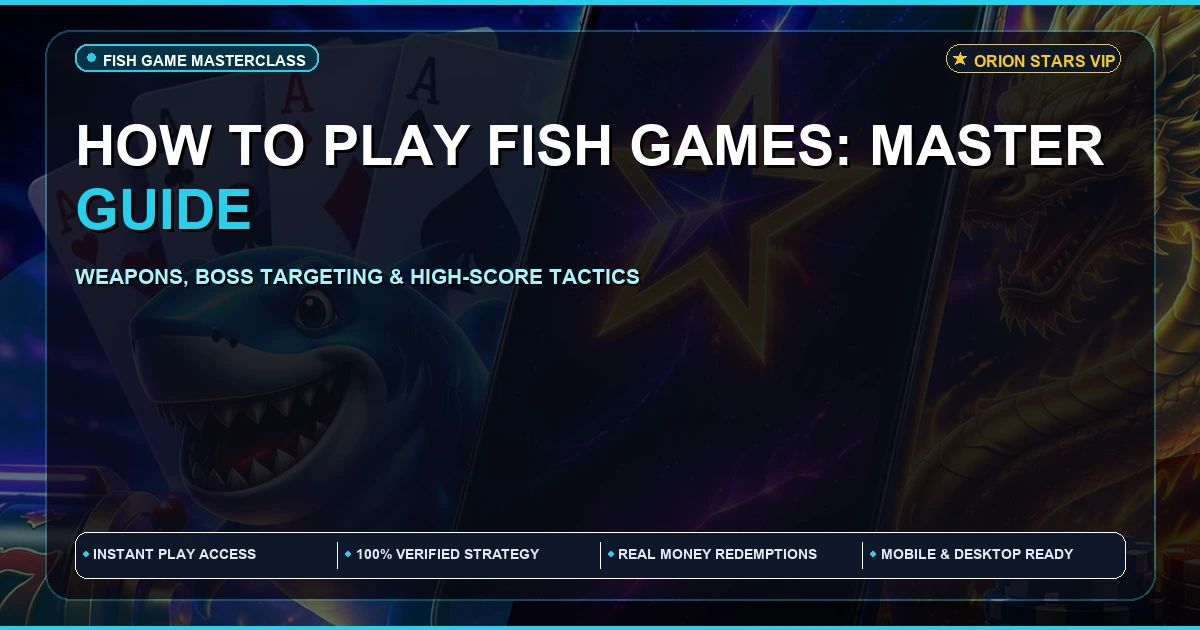 How to play Orion Stars Fish Games | Beginner Guide
